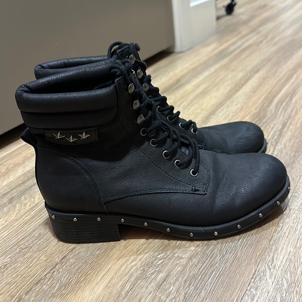 Combat boots with studs - Picture 2 of 9